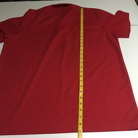 Chick-Fil-A Employee Uniform Workwear Polo Shirt Men's Large Red - Picture 10 of 10